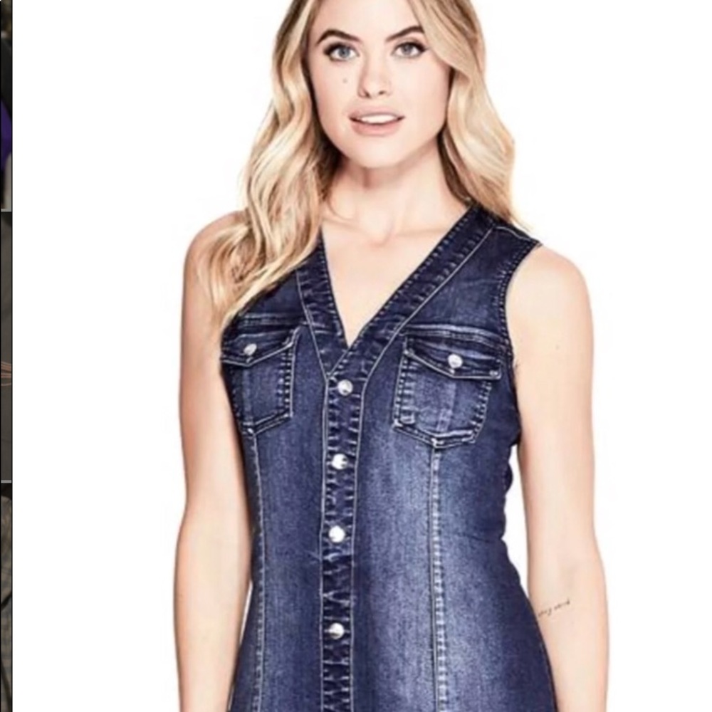 Denim guess dress